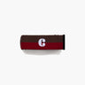 Reuben Strap Red Brown, interchangeable ski goggle strap by Corlin Eyewear