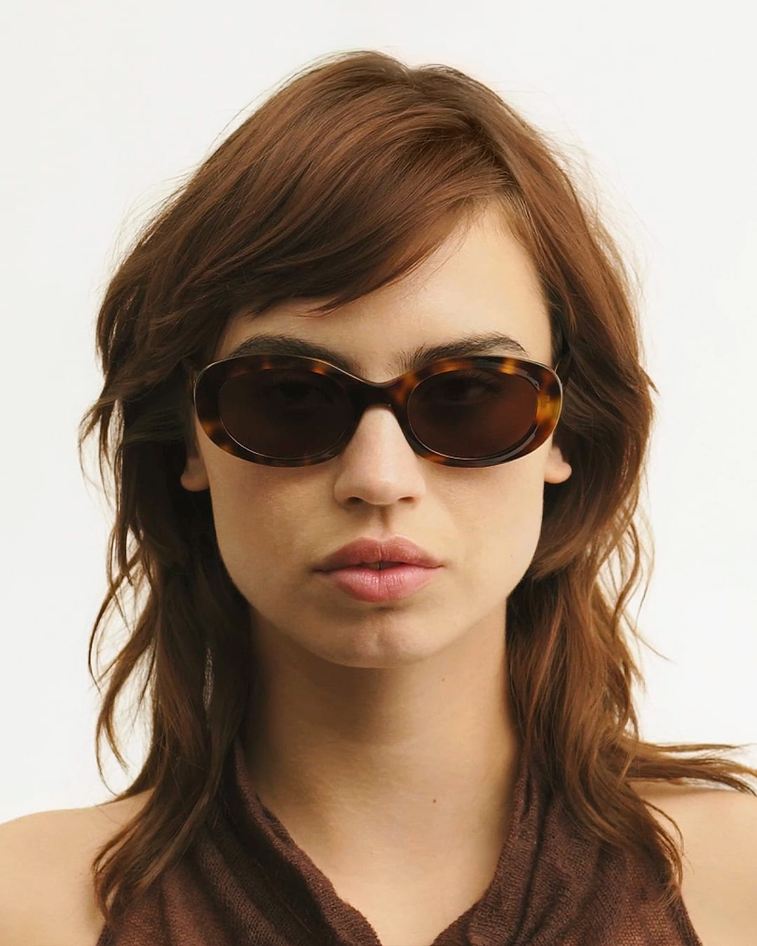 Carpi Tortoise Brown - Classic Oval Sunglasses by Corlin