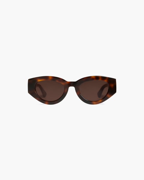 Ines Tortoise Brown - Classic Cat-Eye Sunglasses by Corlin  display picture 1