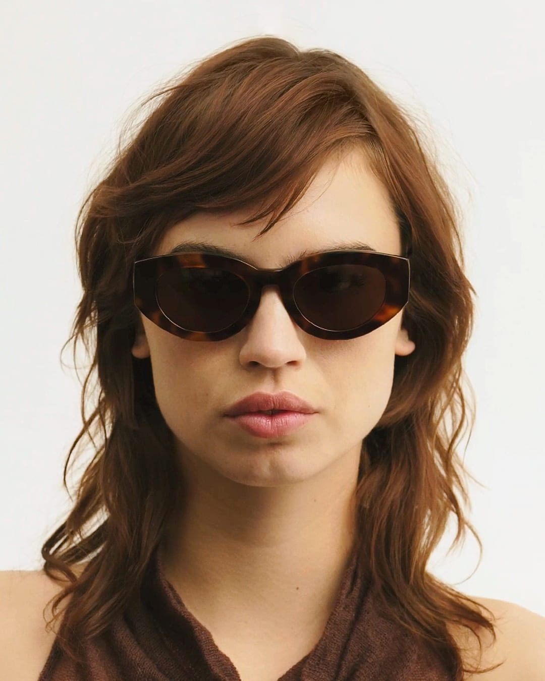 Ines Tortoise Brown - Classic Cat-Eye Sunglasses by Corlin – corlineyewear