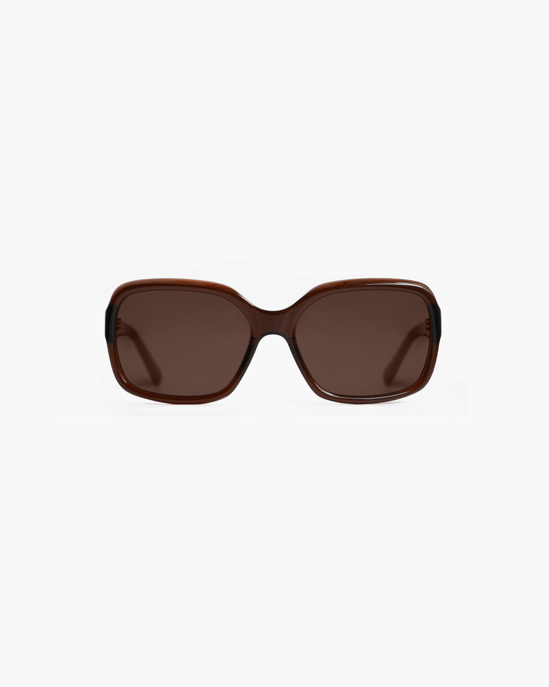 Corlin Eyewear Lana Brown Brown sunglasses — oversized square acetate frames