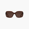 Corlin Eyewear Lana Brown Brown sunglasses — oversized square acetate frames