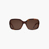 Corlin Eyewear Lana Tortoise Brown sunglasses — oversized square acetate frames