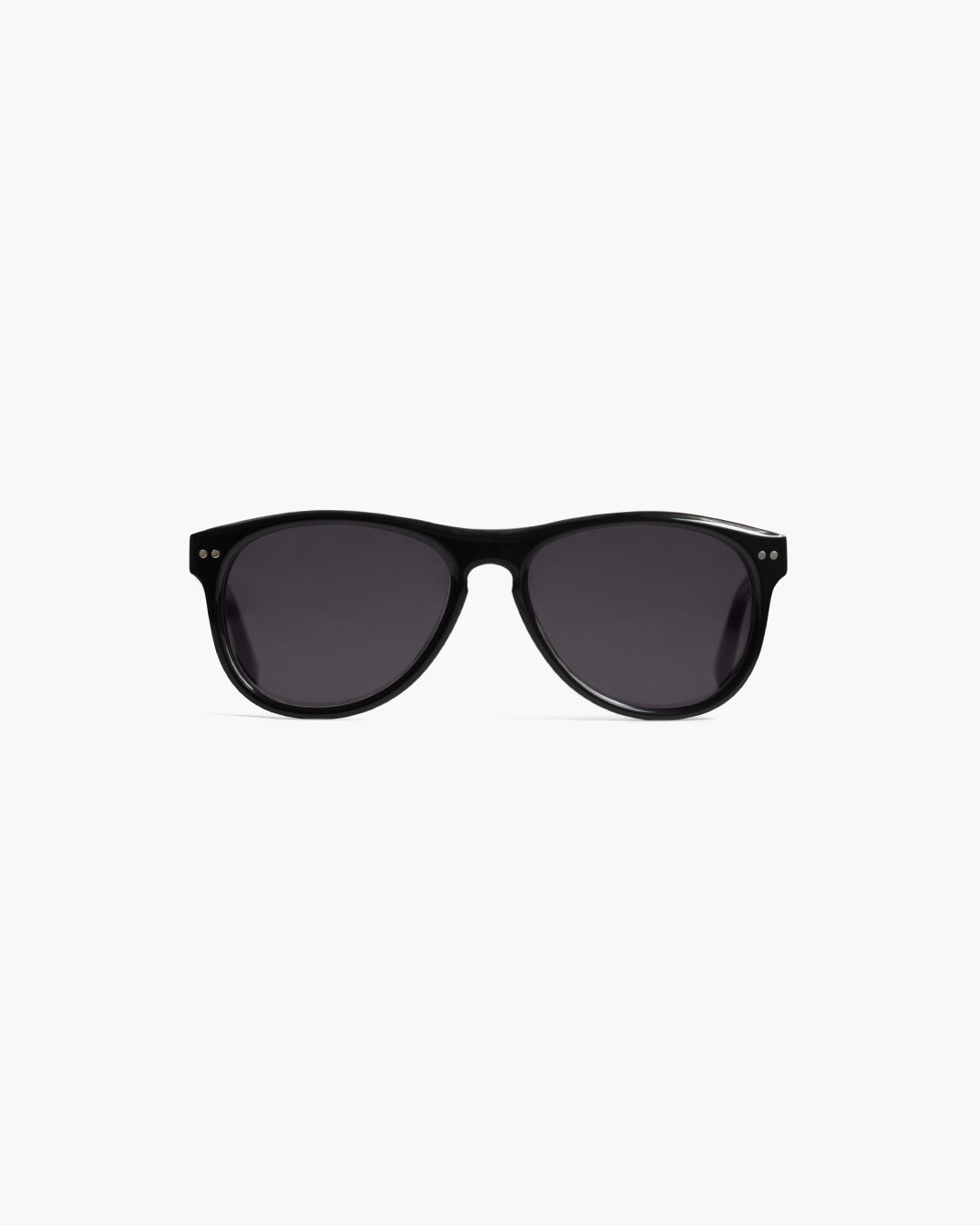 Corlin Eyewear Sonney Black Black sunglasses — classic rounded acetate frames