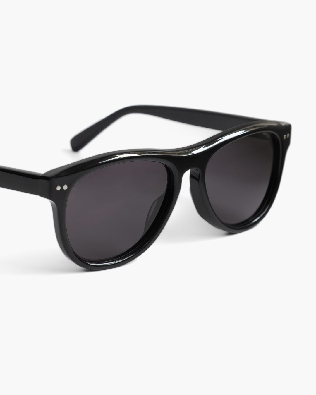 Corlin Eyewear Sonney Black Black sunglasses — minimalist Scandinavian eyewear design