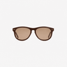 Corlin Eyewear Sonney Brown Cinnamon sunglasses — classic rounded acetate frames