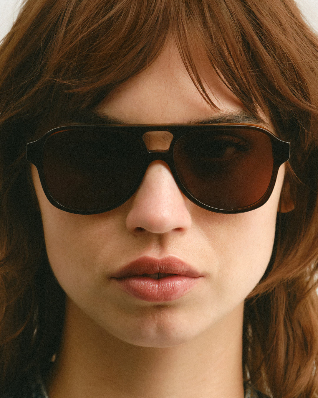 Gelo Brown Brown - Modern Aviator Sunglasses by Corlin – corlineyewear
