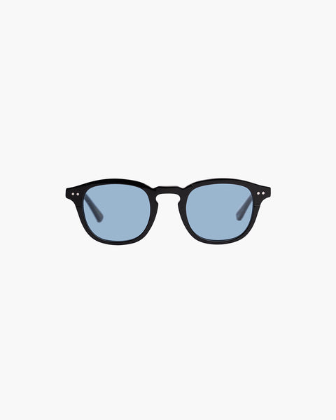 Todd Black Blue - Round Sunglasses by Corlin – corlineyewear display picture 3